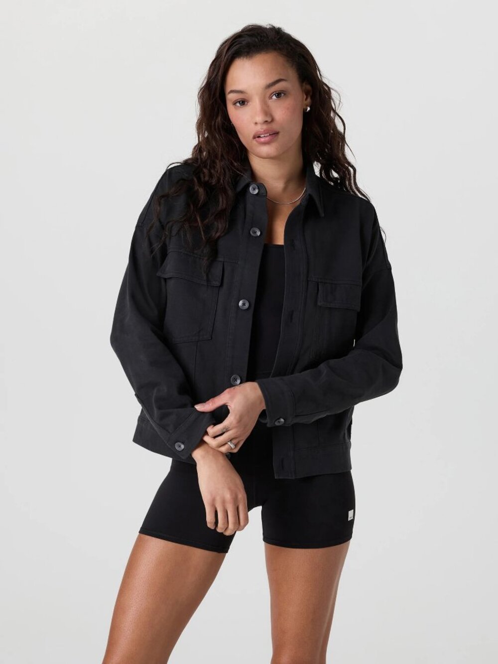 Vuori Mackenzie Jacket Women's Size Medium Washed Black